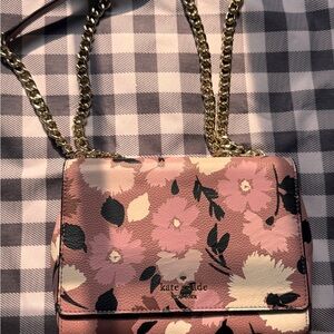 Kate Spade Pink Floral Crossbody Bag